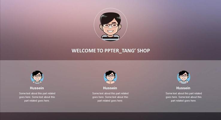 iOS之UI風(fēng)格片頭動畫ppt之歐美風(fēng)格PPT模板