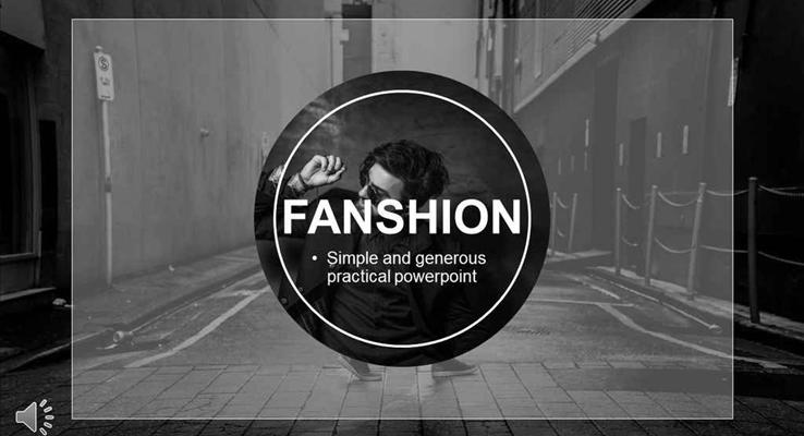 黑白歐美時尚風(fēng)品牌宣傳推廣歐美風(fēng)格PPT模板