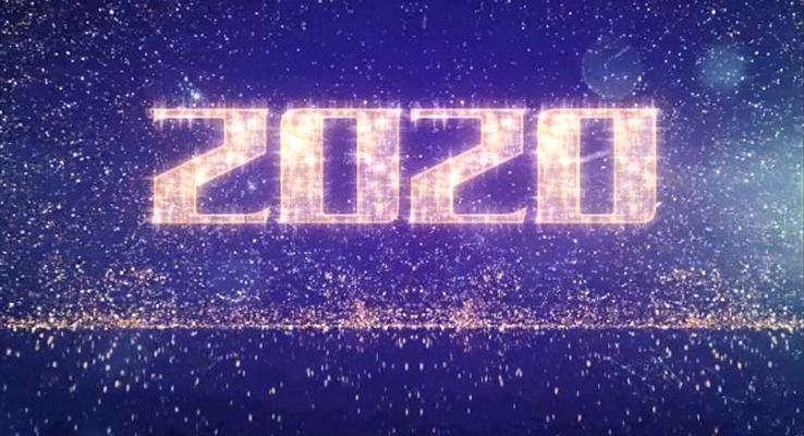 特效動畫新年祝福賀卡PPT模板