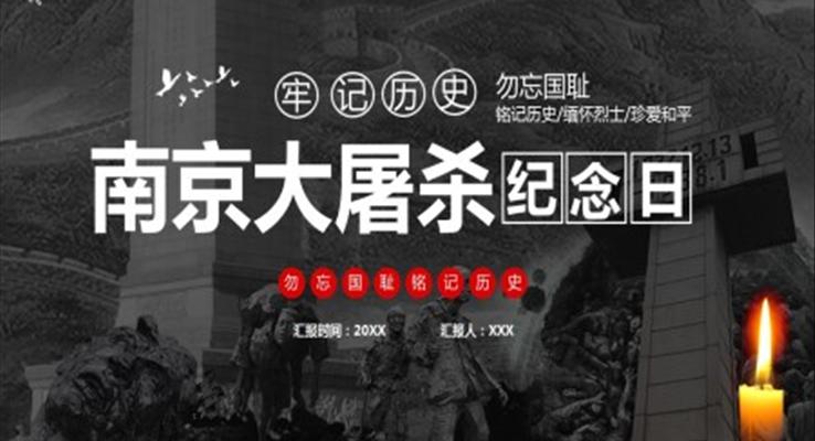 南京大屠殺紀(jì)念日PPT課件